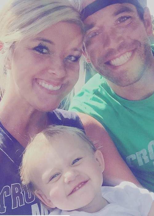 Rich Froning Jr. in a selfie with his family in June 2016