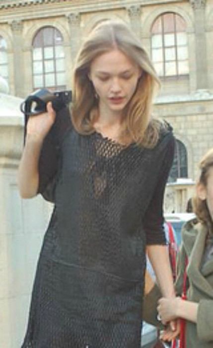 Sasha Pivovarova as seen in October 2006