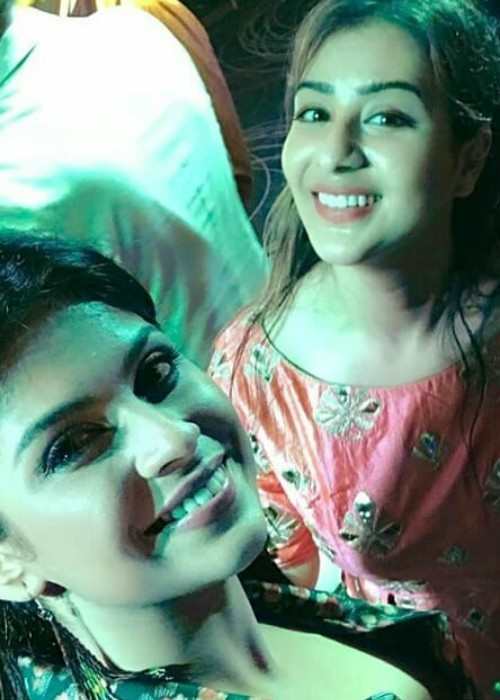 Shilpa Shinde and Rashmi Sharma in an Instagram selfie as seen in January 2018