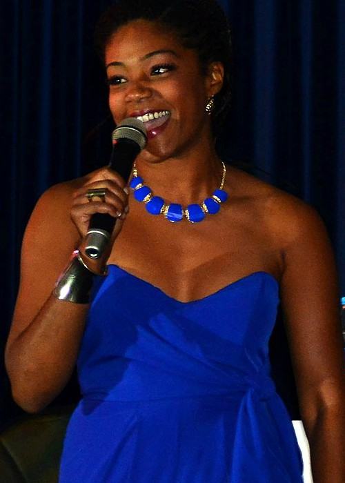 Tiffany Haddish during a performance on October 21, 2013, at Incirlik Air Base