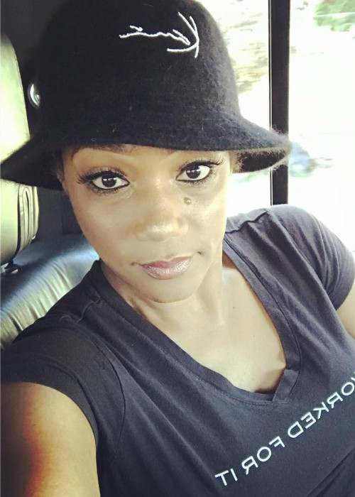 Tiffany Haddish in an Instagram selfie as seen in July 2017