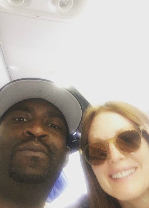 Tony Yayo and Julianne Moore in an Instagram selfie in May 2017