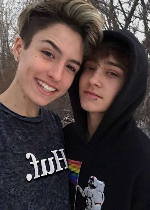 Tyler Brown (Left) and Justin Blake in an Instagram selfie as seen in January 2018