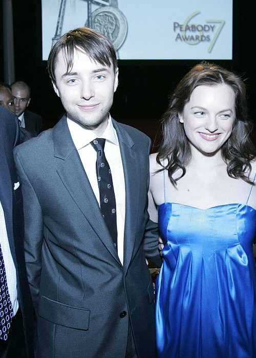 Vincent Kartheiser and Elisabeth Moss at the 67th Annual Peabody Awards in June 2008