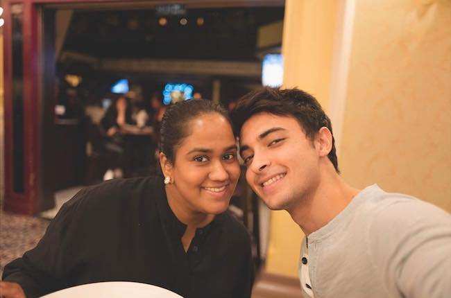 Aayush Sharma and Arpita Khan as seen in December 2016