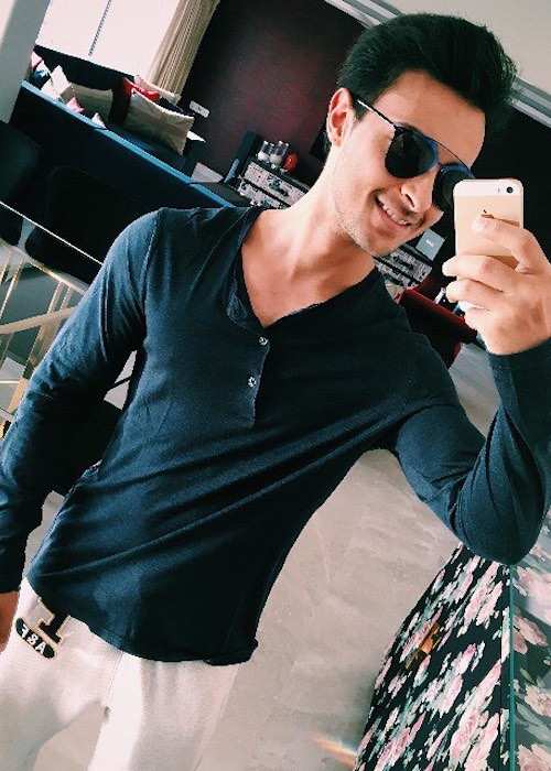 Aayush Sharma in an Instagram selfie in April 2016