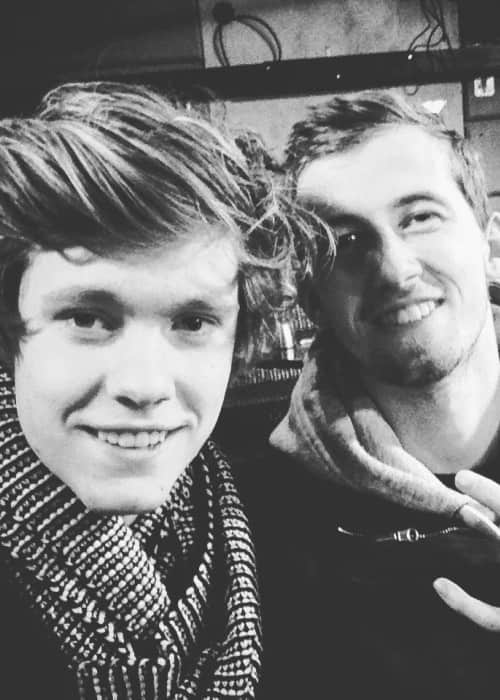 Alan Walker (Right) and Sander in an Instagram selfie as seen in January 2016