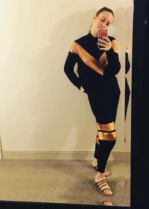 Alison Brie in an Instagram selfie in October 2017