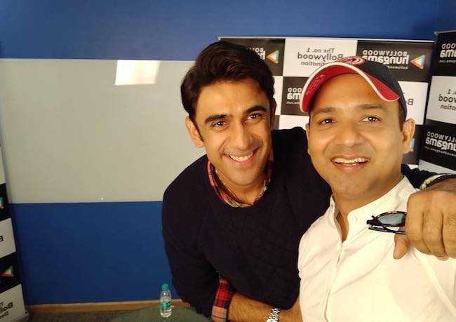 Amit Sadh and Faridoon Shahryar in a selfie in January 2018