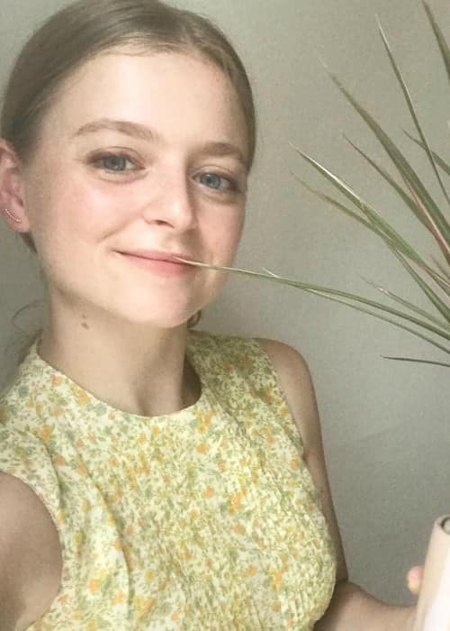 Anna Baryshnikov in a selfie in August 2017