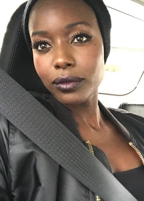 Anna Diop in an Instagram selfie as seen in November 2017