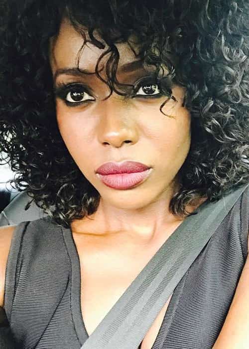 Anna Diop in an Instagram selfie as seen in October 2017