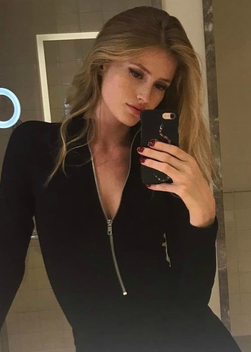 Annika Backes in an Instagram selfie in August 2017