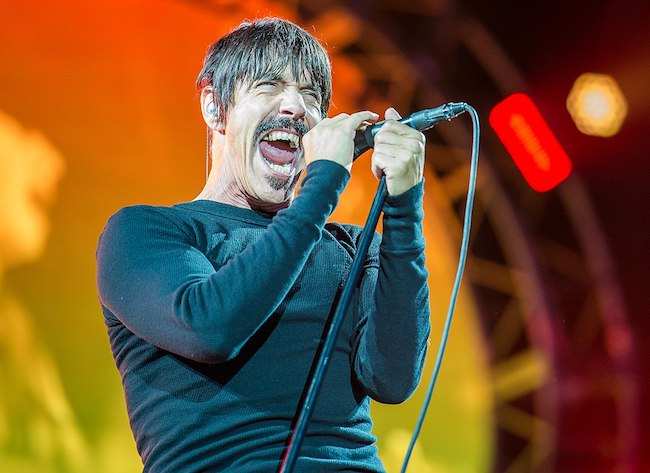 Anthony Kiedis performing at Rock im Park 2016 Music Festival