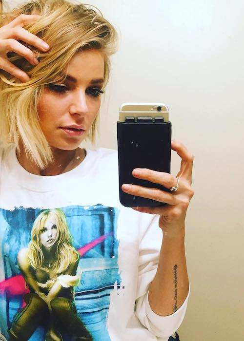 Ariana Madix wearing Britney Spears t-shirt in May 2017