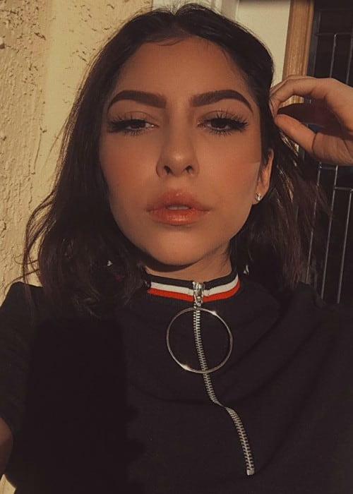 Bianca Sotelo in an Instagram selfie as seen in February 2018