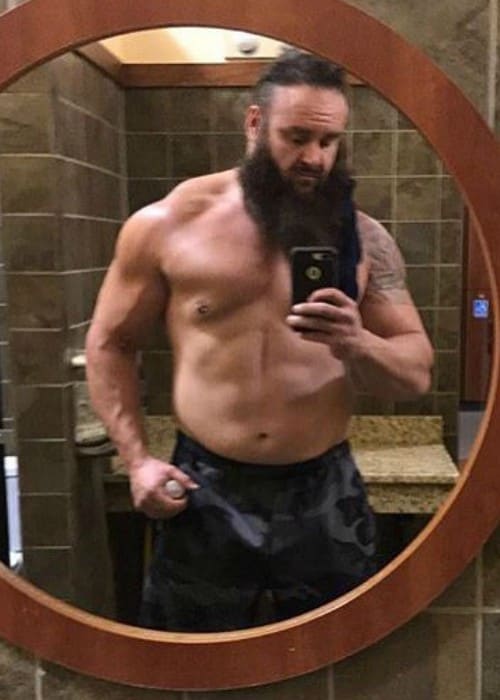 Braun Strowman in an Instagram selfie as seen in September 2017