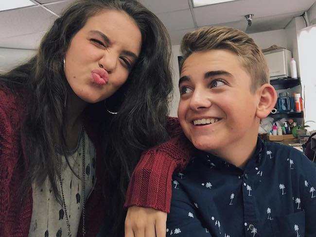 Buddy Handleson and Lilimar Hernandez as seen in September 2015