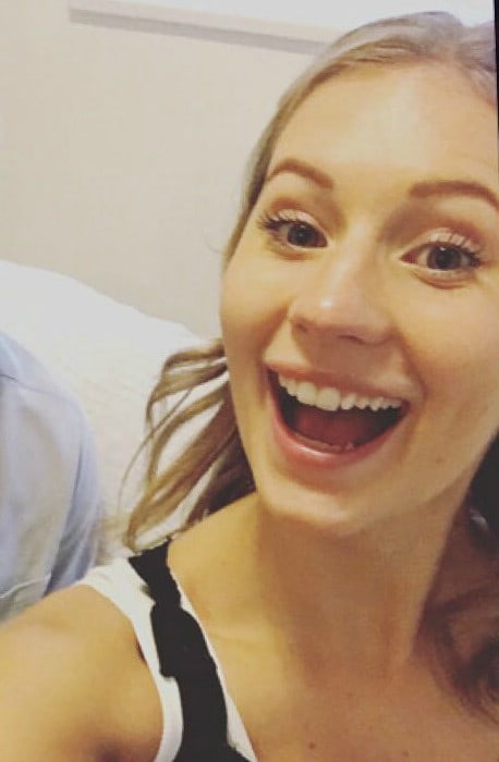 Callie Cooke in an Instagram selfie as seen in August 2017