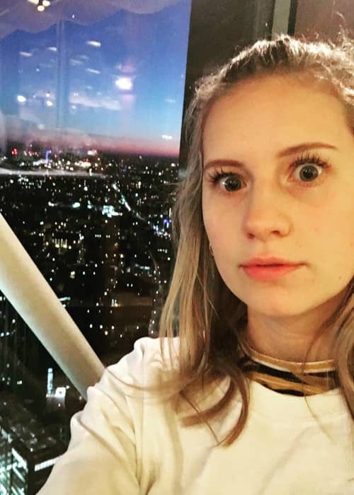 Callie Cooke in an Instagram selfie as seen in November 2017