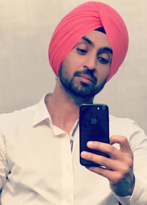 Diljit Dosanjh in a selfie in November 2017