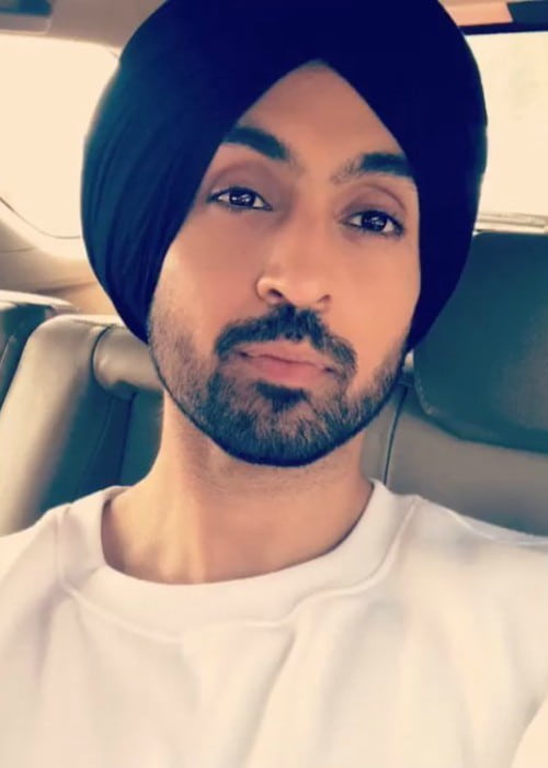Diljit Dosanjh in an Instagram selfie as seen in October 2017