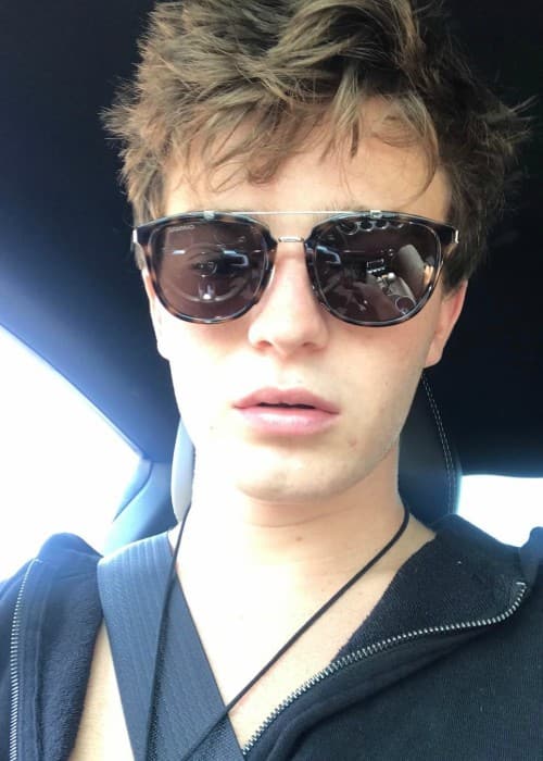 Dylan Summerall in an Instagram selfie in August 2017