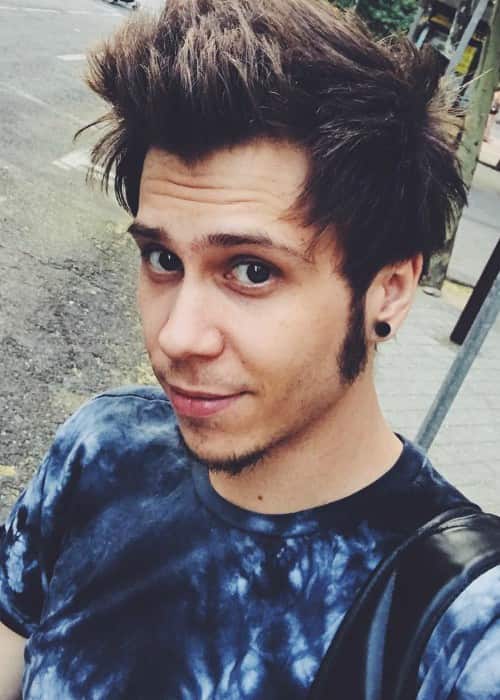 El Rubius in an Instagram selfie in July 2017