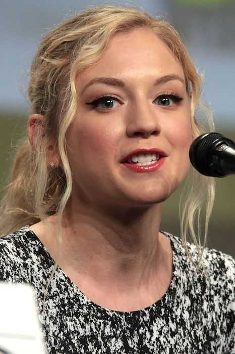 Emily Kinney at 2014 San Diego Comic-Con International