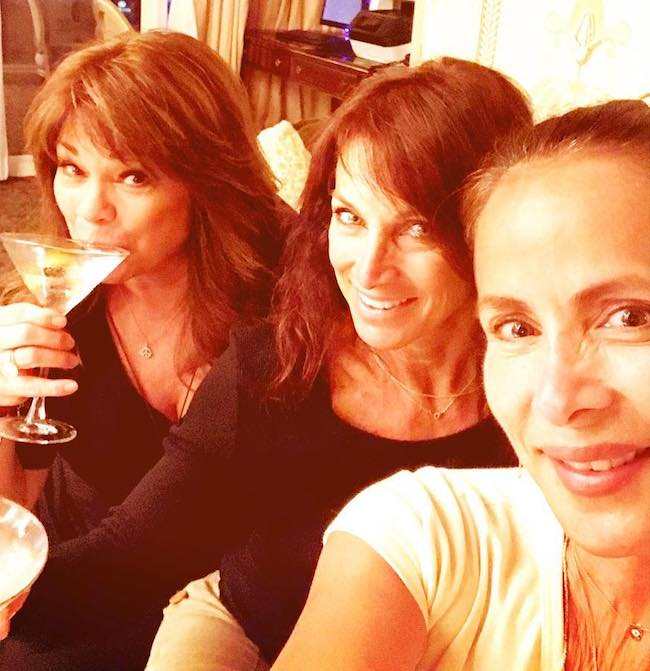 (From Left) Valerie Bertinelli, Kimmie, and Lisa Ashley enjoying their time in July 2017