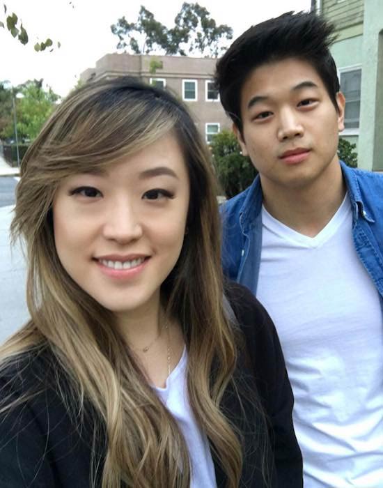 Ha Young Choi and Ki Hong Lee in an Instagram selfie in November 2016