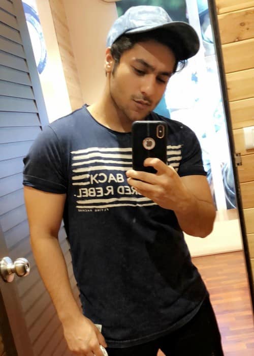 Harsh Beniwal in an Instagram selfie in January 2018