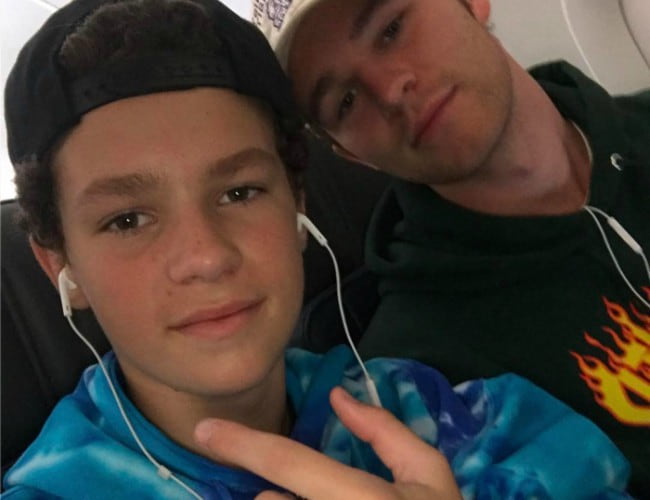 Hayden Summerall (Left) and Hunter Summerall in an Instagram selfie in June 2017