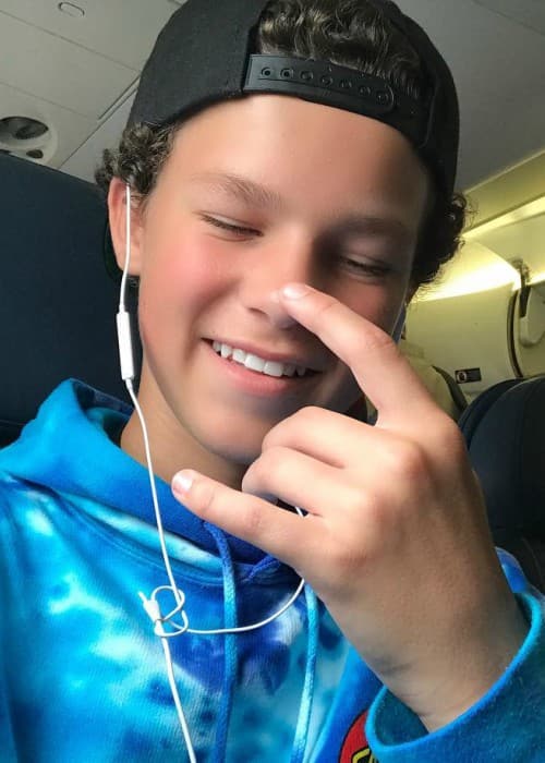 Hayden Summerall in an Instagram selfie as seen in July 2017