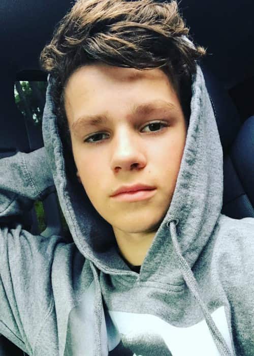 Hayden Summerall in an Instagram selfie in September 2017