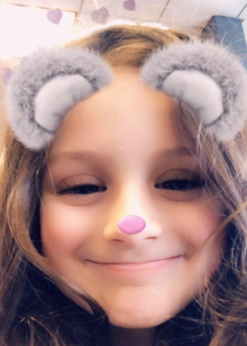 Hayley LeBlanc in an Instagram selfie in February 2018