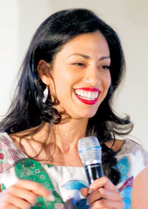 Huma Abedin at 2016 Pre Hillary Clinton Speech at Democratic National Convention in July 2016