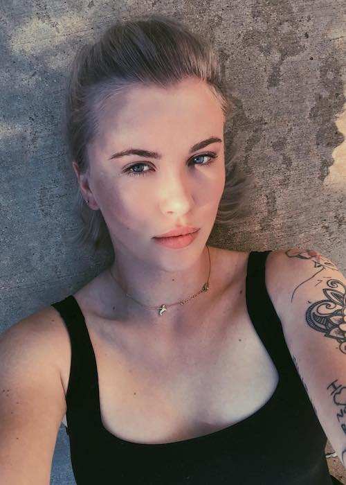 Ireland Baldwin in an Instagram selfie in February 2018