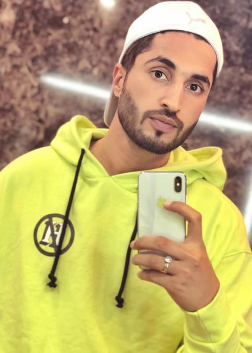 Jassie Gill in an Instagram selfie as seen in January 2018