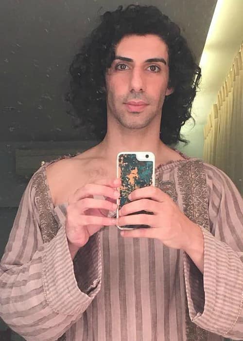 Jim Sarbh in a selfie as Malik Kafur in January 2018