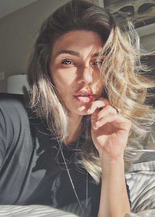 Juliana Harkavy in an Instagram selfie in July 2017