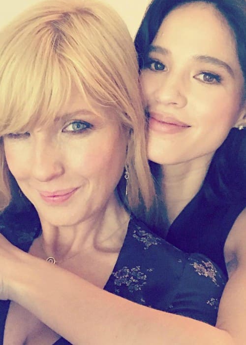 Kelly Reilly (Left) and Kelsey Asbille in an Instagram selfie in January 2018