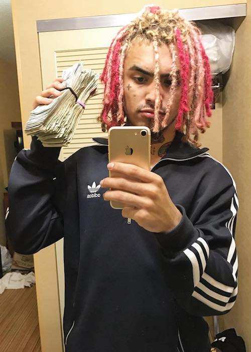 Lil Pump in an Instagram selfie in June 2017