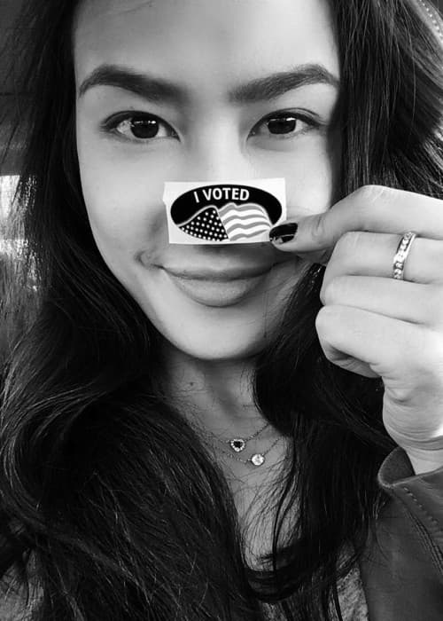 Madison Chock in an Instagram selfie as seen in November 2016