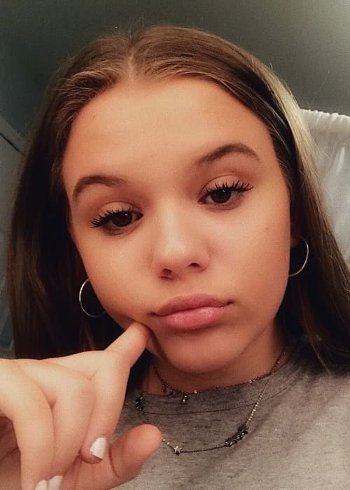 Maisy Stella in an Instagram selfie as seen in September 2017