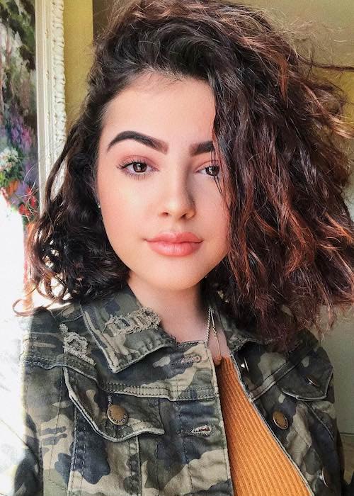 Malu Trevejo in an Instagram selfie in December 2017