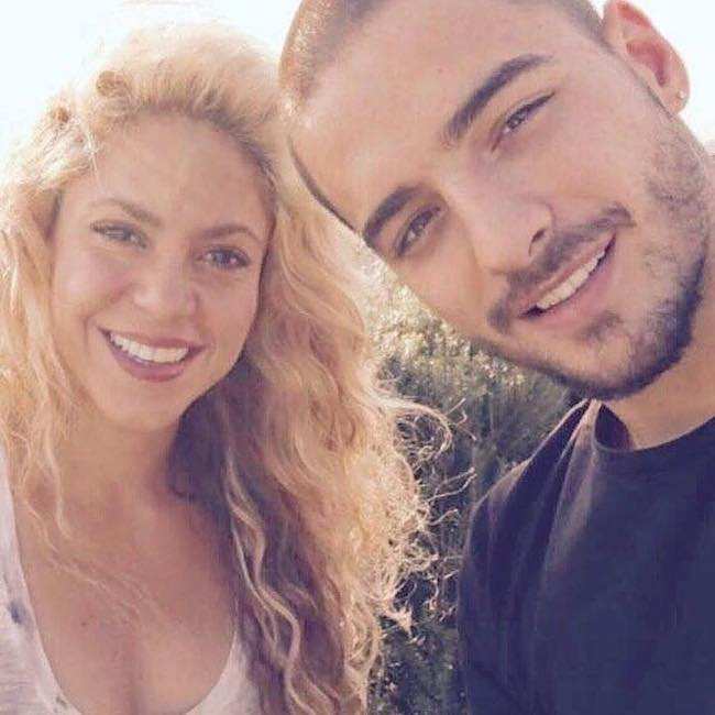 Maluma in a picture with Shakira