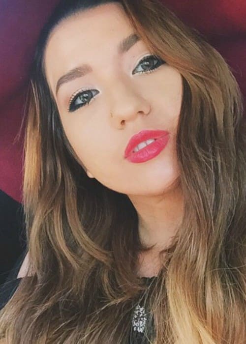 Mia Stammer in an Instagram selfie as seen in February 2015