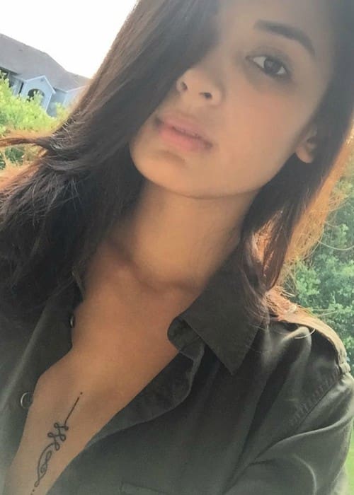 Michelle Madrigal in an Instagram selfie as seen in May 2016