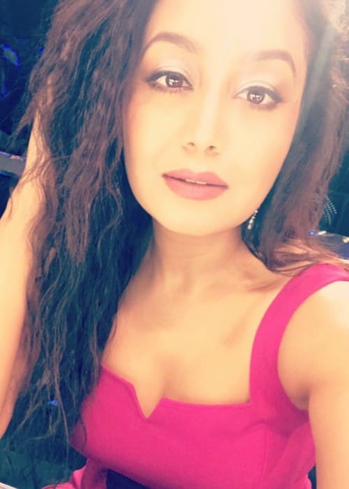 Neha Kakkar in an Instagram selfie as seen in August 2017